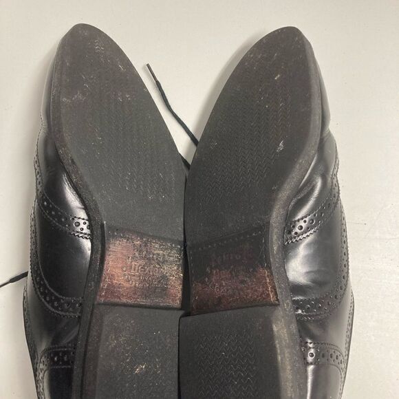 DEXTER, Men’s Lace up,Oxford, wing tip shoes,Black - Picture 13 of 13